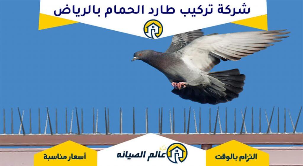 شركة تركيب طارد الحمام بالرياض